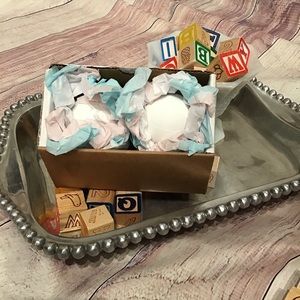 Set of 2 gender reveal golf balls — BOY